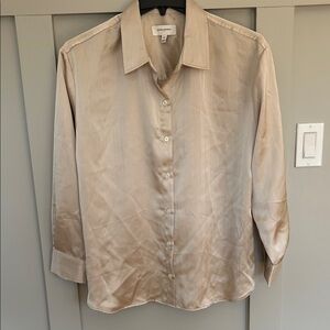 Banana Republic Beige Button-Down Shirt